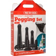 Vac U Loc Silicone Pegging Set Black
