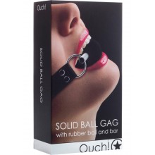 Ouch Solid Ball Gag Black