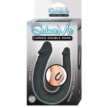 Seduce Me Curved Double Dong Black