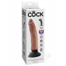 Kc 7 Vibrating Cock Tan