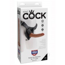 Kc Strap On Harn W/cock 7 Tan
