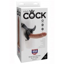 Kc Strap On Harn W/cock 9 Tan
