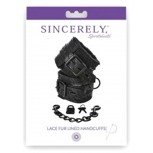 Sincerely Lace Fur Lined Handcuffs