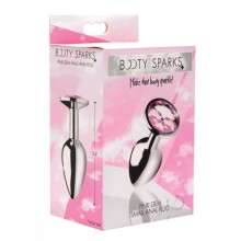Booty Sparks Pink Gem Anal Plug Sm