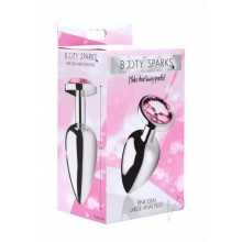 Booty Sparks Pink Gem Anal Plug Lg