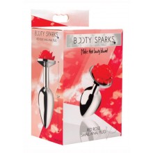 Booty Sparks Red Rose Anal Plug Lg