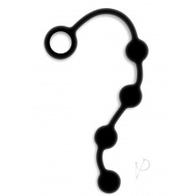 Excite Silicone Anal Beads Black