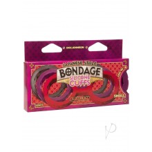 Japanese Bond Silicone Cuffs Sm Purple