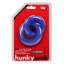 Duo Link Cock/ball Rings Cobalt