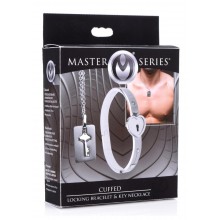 Ms Cuffed Locking Bracelet W/ Neck Key