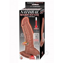 Natural Realskin Hotcock Curved 7 Brn