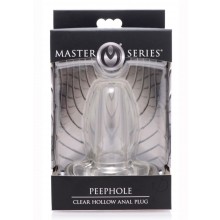 Ms Peephole Hollow Anal Plug Clr