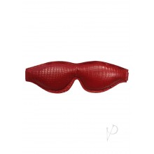 Rouge Anaconda Padded Blindfold Burg/blk