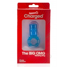 Big Omg Vibrating Ring Blue