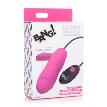 Bang 7x Pulsing Recharge Bullet Pink