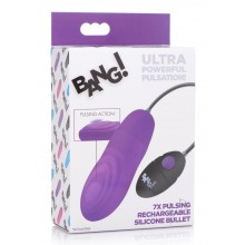 Bang 7x Pulsing Recharge Bullet Purple