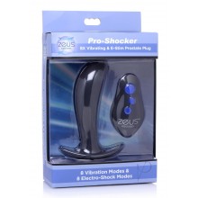 Zeus Pro Shock 8x Prostate Plug Black