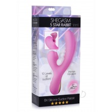 Inmi 5 Star 8x Suction Rabbit Pink