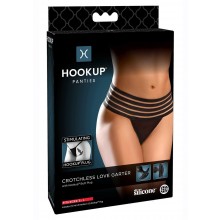 Hookup Panties Crotch Love Garter Os Blk