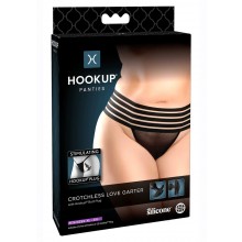 Hookup Panties Crotch Love Garter Qs Blk