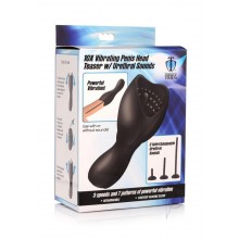 T4m 10x Vibe Penis Head W/ Sounds Black