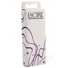 Lacire Drip Pillar Candles Purple