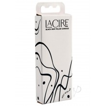 Lacire Drip Pillar Candles Black
