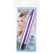 Metallic 6 1/2 Massager Purp