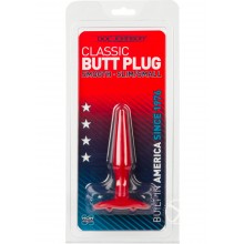 Butt Plug Red Slim Small
