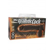 Realistic Cock Vibrat 8 Black