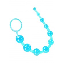 Blush Novelties B Yours Basic Anal Beads Blue Hush USA