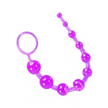 Blush Novelties B Yours Basic Anal Beads Purple Hush USA