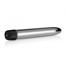 CalExotics Colt Metal 6.25 Inch Waterproof Vibrator Silver Hush USA
