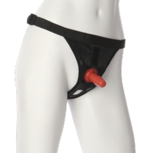 Doc Johnson Vac U Lock Ultra Harness II With Plug Leather Black Hush USA 1