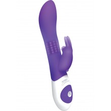Rabbit Co The Beaded Rabbit G-Spot Vibrator Rechargeable Waterproof Purple Hush USA