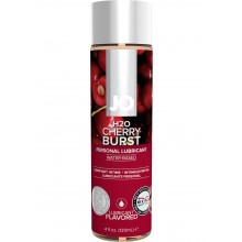 System Jo H2O Flavored Water Based Lubricant Cherry Burst 4 Ounce Hush USA