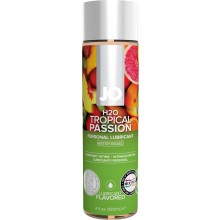 System Jo H2O Flavored Water Based Lubricant Tropical Passion 4 Ounce Hush USA