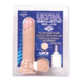 UR3 Ultra Realistic Cock With Balls 6 Inch White