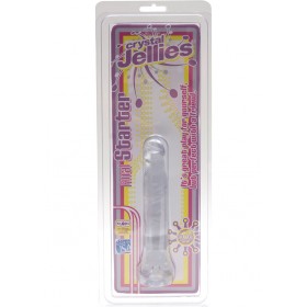 Crystal Jellies Anal Starter  Sil-A-Gel 6 Inch Clear
