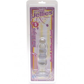 Crystal Jellies Anal Delight Probe Sil A Gel 5 Inch Clear                                          