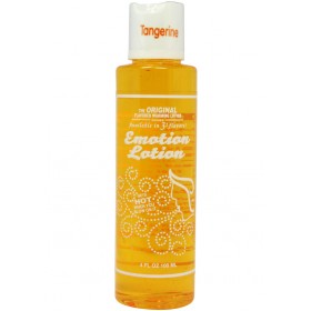 Emotion Lotion Flavored Water Based Warming Lotion Tangerine 4 oz
