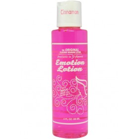 Emotion Lotion Flavored Water Based Warming Lotion Cinnamon 4 oz