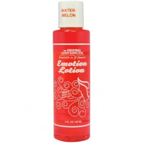 Emotion Lotion Flavored Water Based Warming Lotion Watermelon 4 oz