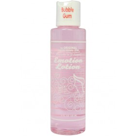 Emotion Lotion Flavored Water Based Warming Lotion Bubble Gum 4 oz