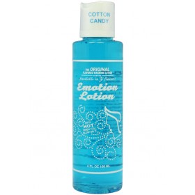 Emotion Lotion Flavored Water Based Warming Lotion Cotton Candy 4 oz