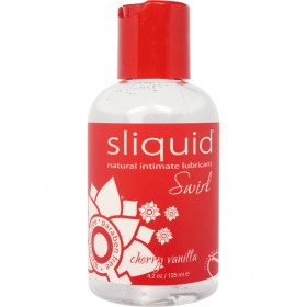 Sliquid Swirl Flavored Water Based Lubricant Cherry Vanilla 4.2 oz