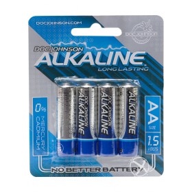 Doc Johnson Alkaline Batteries AA 4 Pack                                                           