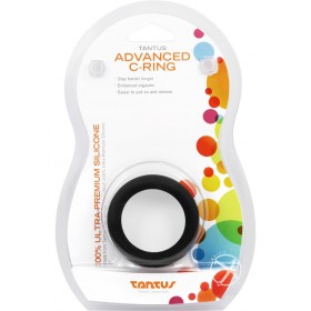 Advanced C Ring Silicone Cockring Black