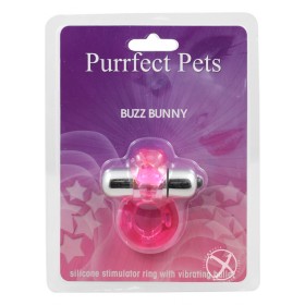 Purrrfect Pets Buzz Bunny Stimulator w/ Bullet Magenta