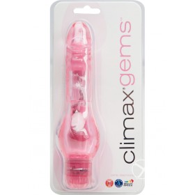 Climax Gems Pink Diamond Vibrator Waterproof 6.5 Inch Pink